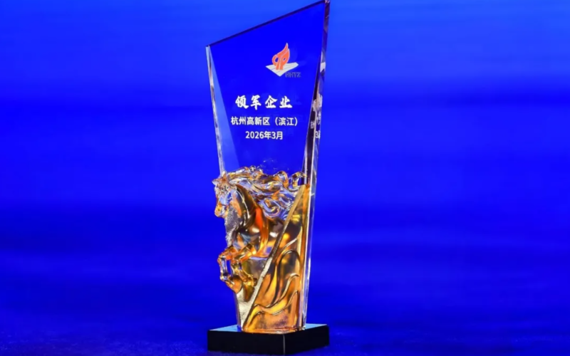 十大网赌靠谱网址技术获评杭州高新区（滨江）“领军企业”